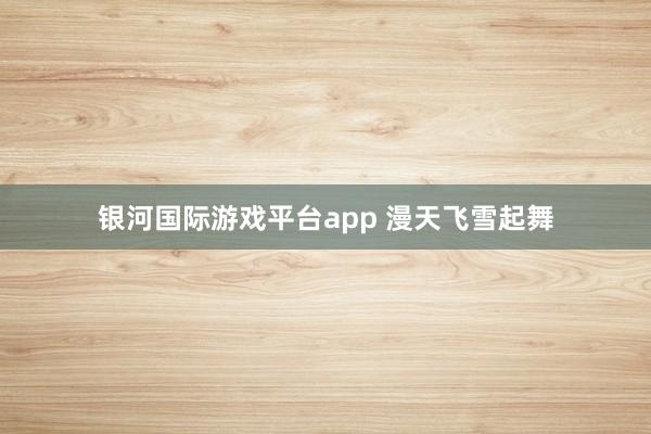 银河国际游戏平台app 漫天飞雪起舞